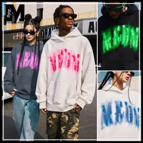 MR. ENJOY DA MONEY  |Unisex Street Style Long Sleeves Oversized Logo Hoodies