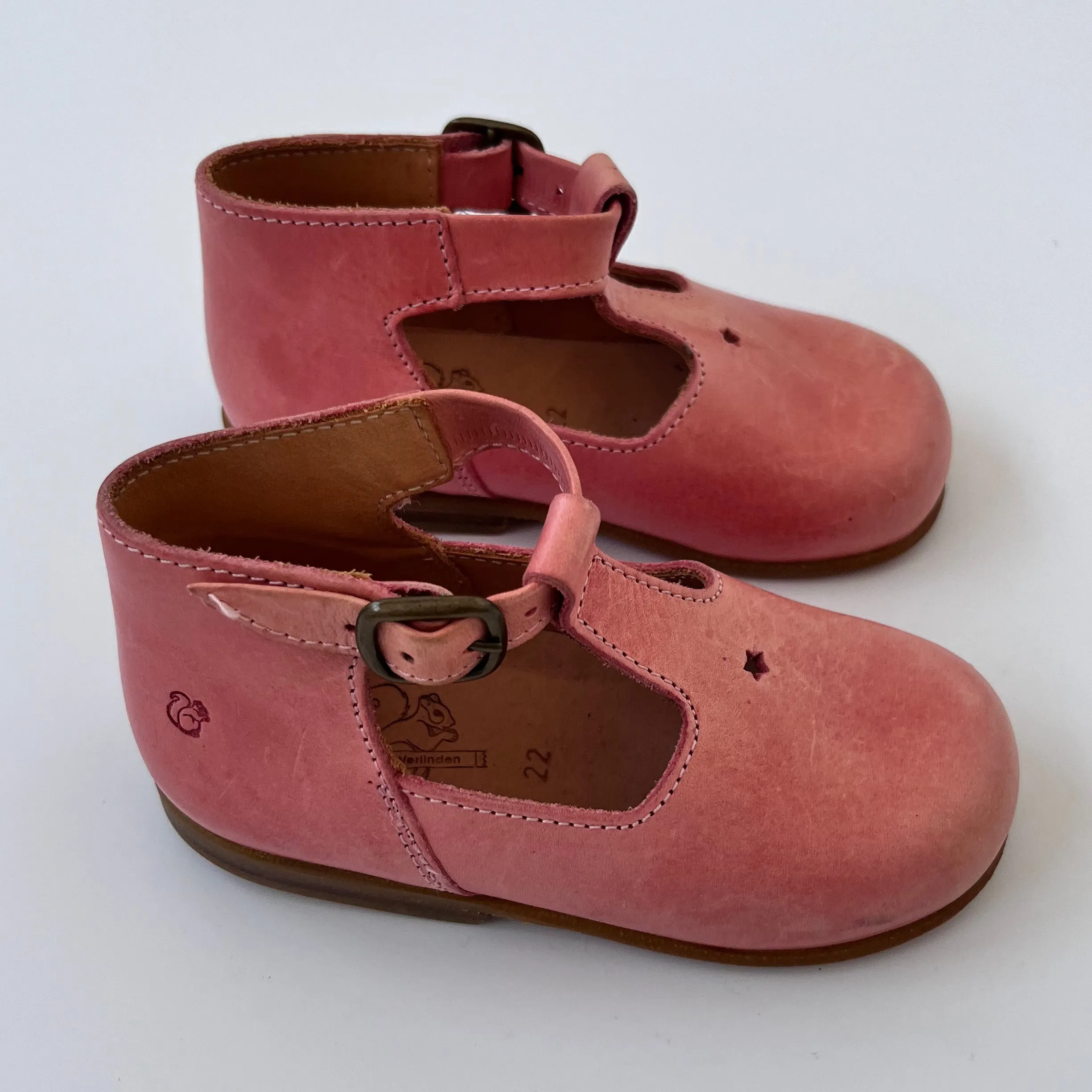 Nathalie Verlinden Pink Mary-Jane Shoes: Size EU 20 & EU 24 (Brand New)