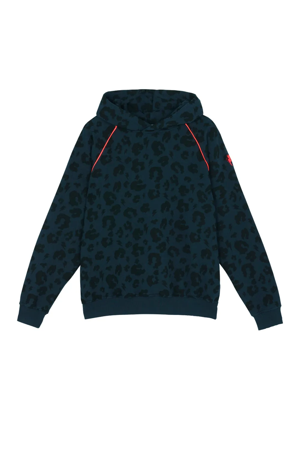 Navy Leopard Hoodie