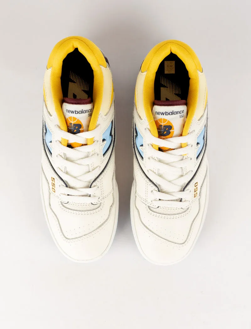 New Balance 550 Trainers Sea Salt / Team Carolina