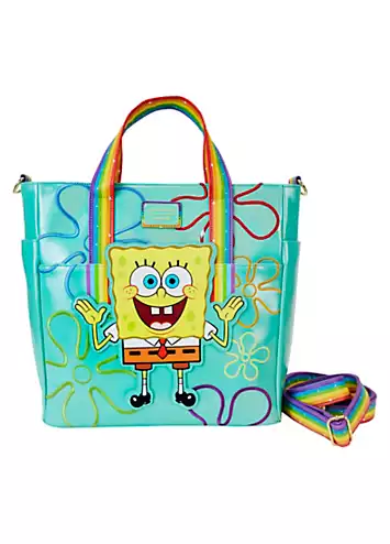 Nickelodeon Spongebob 25th Anniversary Imagination Convertible Tote Bag by Loungefly | Look Again