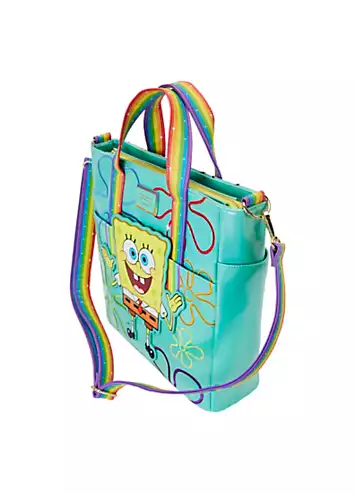 Nickelodeon Spongebob 25th Anniversary Imagination Convertible Tote Bag by Loungefly | Look Again