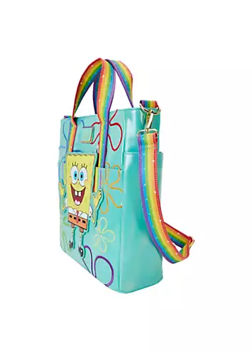 Nickelodeon Spongebob 25th Anniversary Imagination Convertible Tote Bag by Loungefly | Look Again