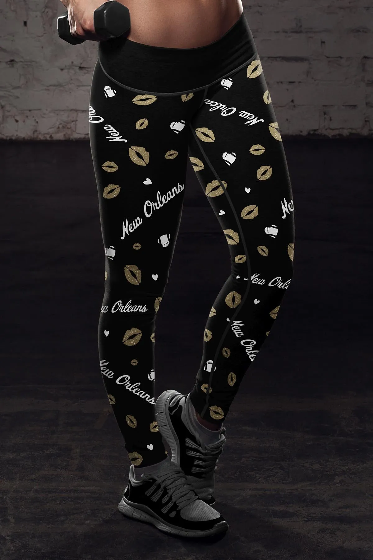 NO Lovin Kisses FB Leggings