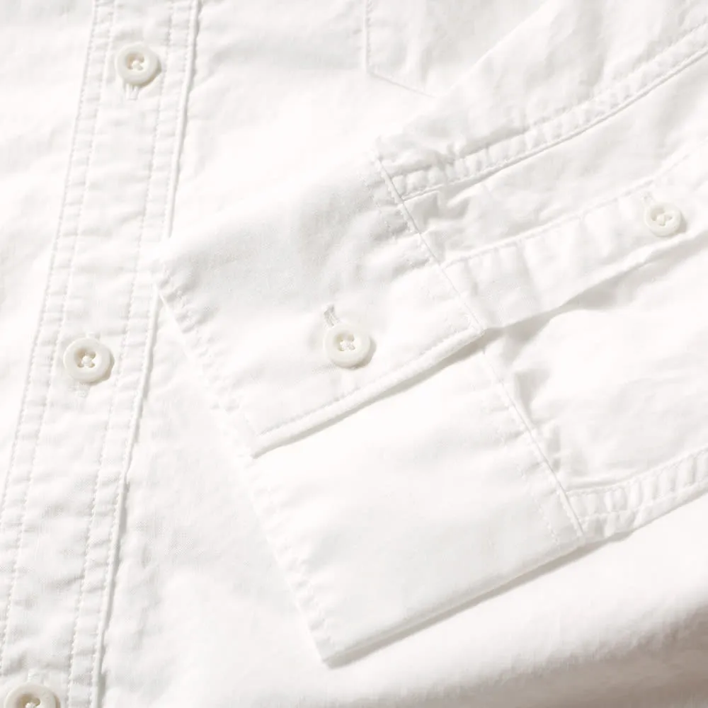 Nonnative Button Down Dweller ShirtWhite Poplin