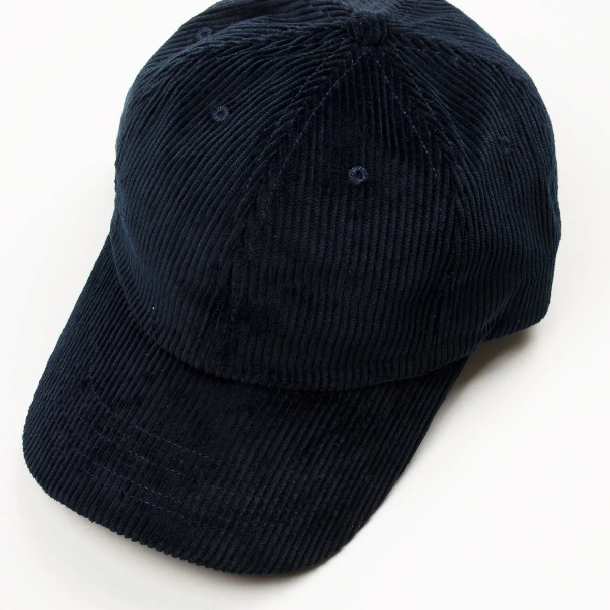 Norse Projects - 8 Wale Cord Sports Cap - Dark Navy