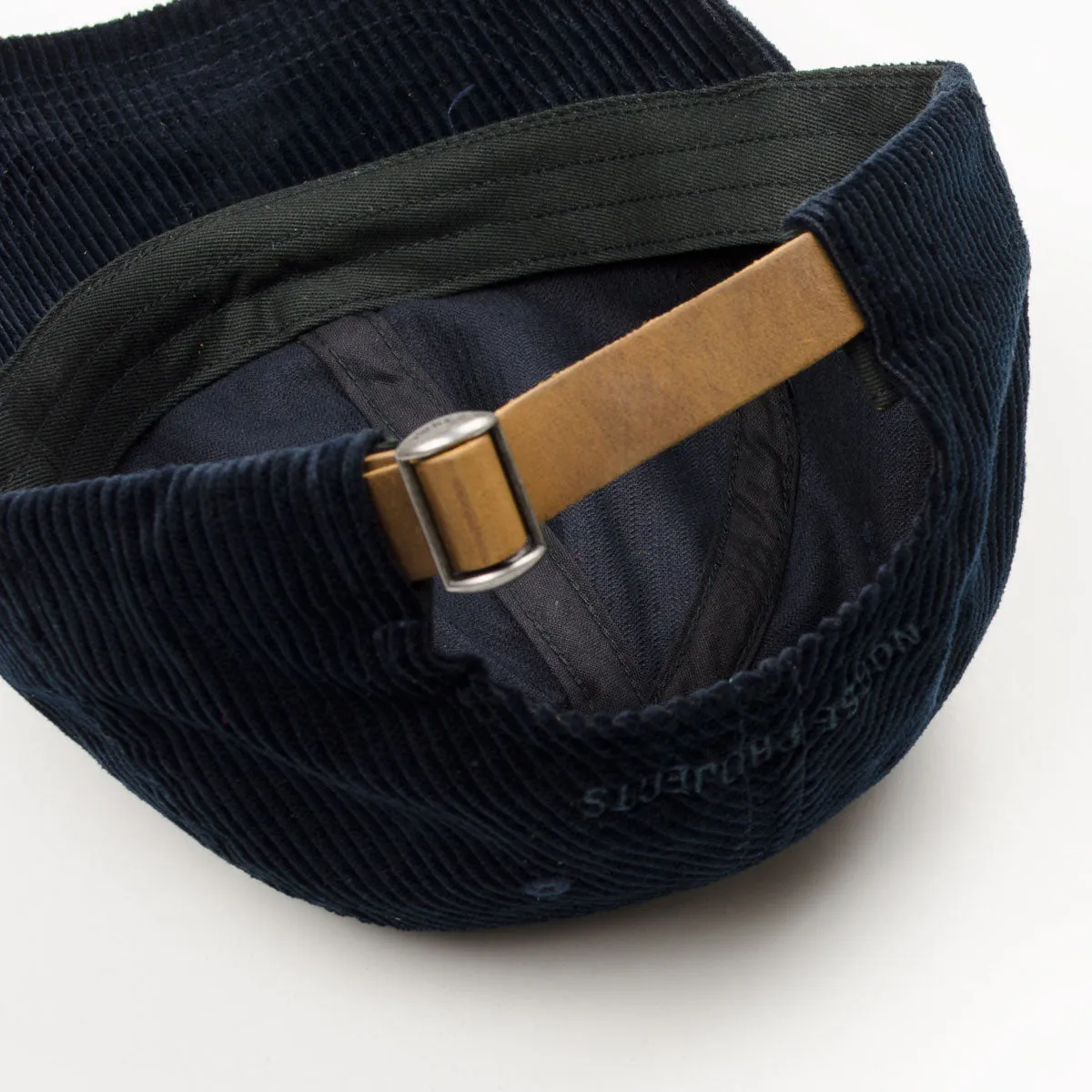 Norse Projects - 8 Wale Cord Sports Cap - Dark Navy