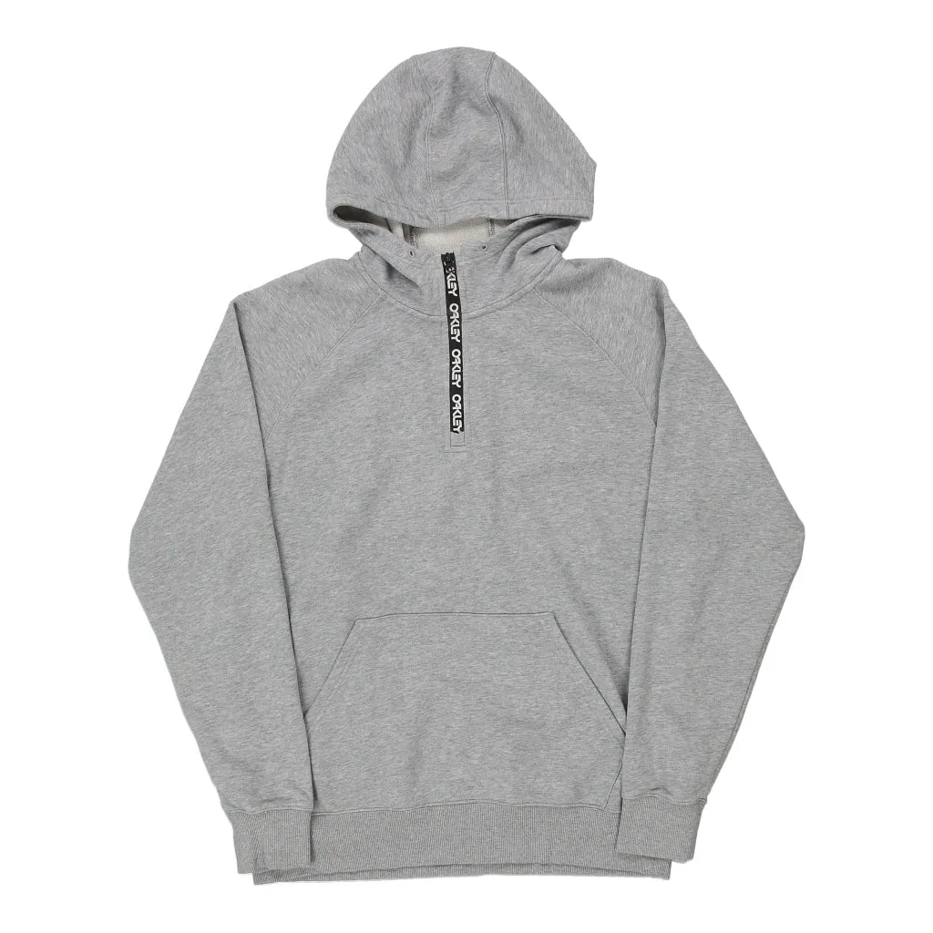 Oakley Hoodie - XL Grey Cotton Blend