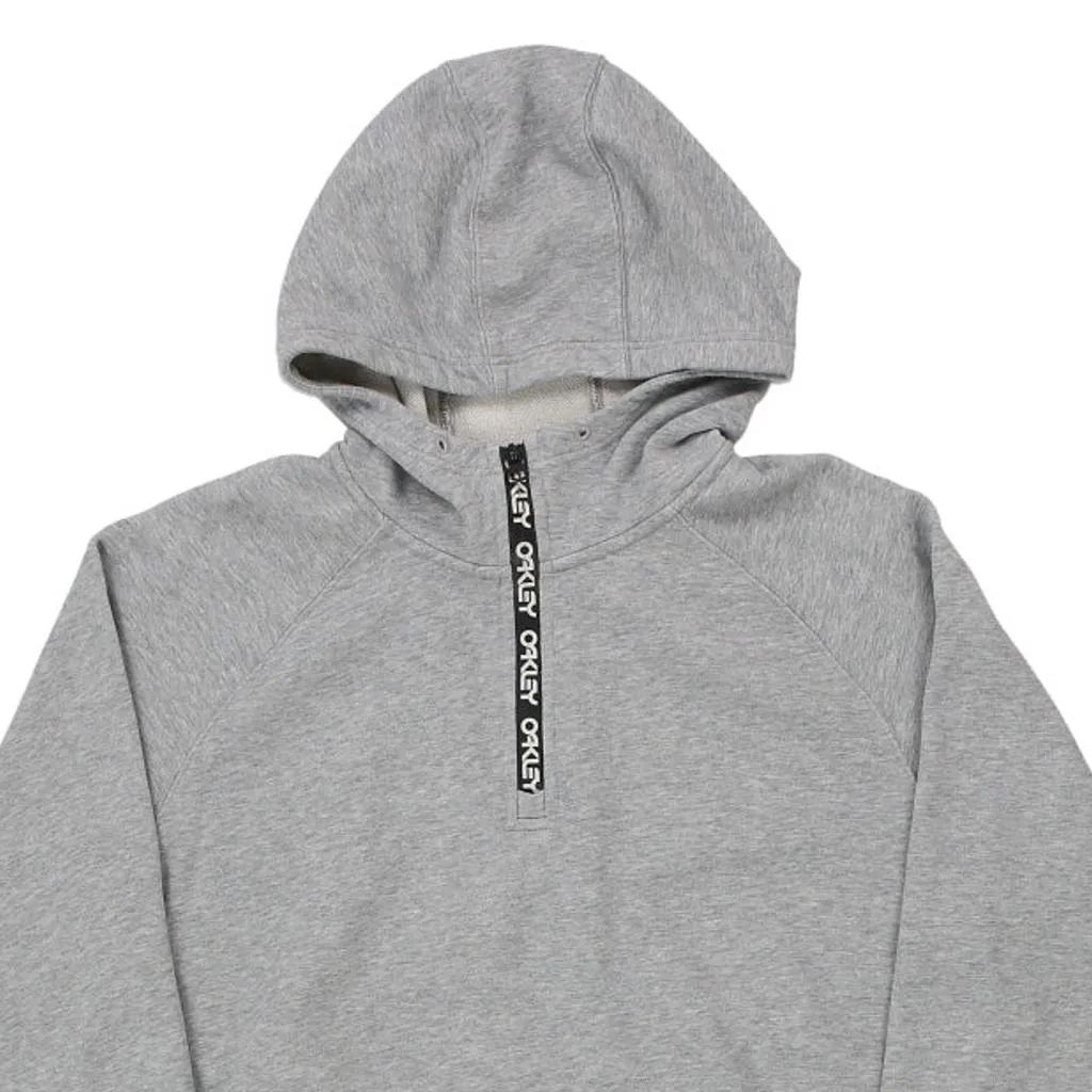 Oakley Hoodie - XL Grey Cotton Blend