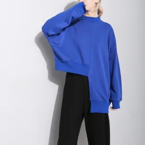 Oh Hey Girl  |Street Style U-Neck Plain Cotton Medium Puff Sleeves