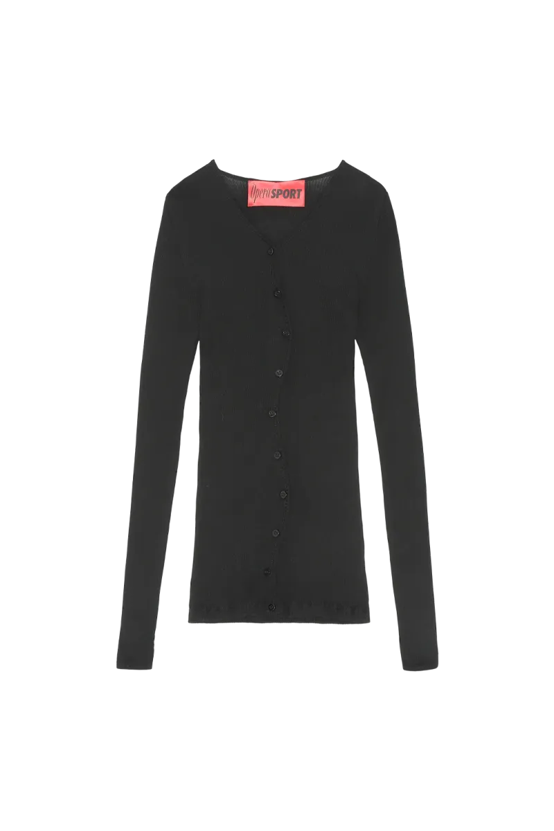 OpéraSPORT CLAIRE SEAMLESS CARDIGAN Black