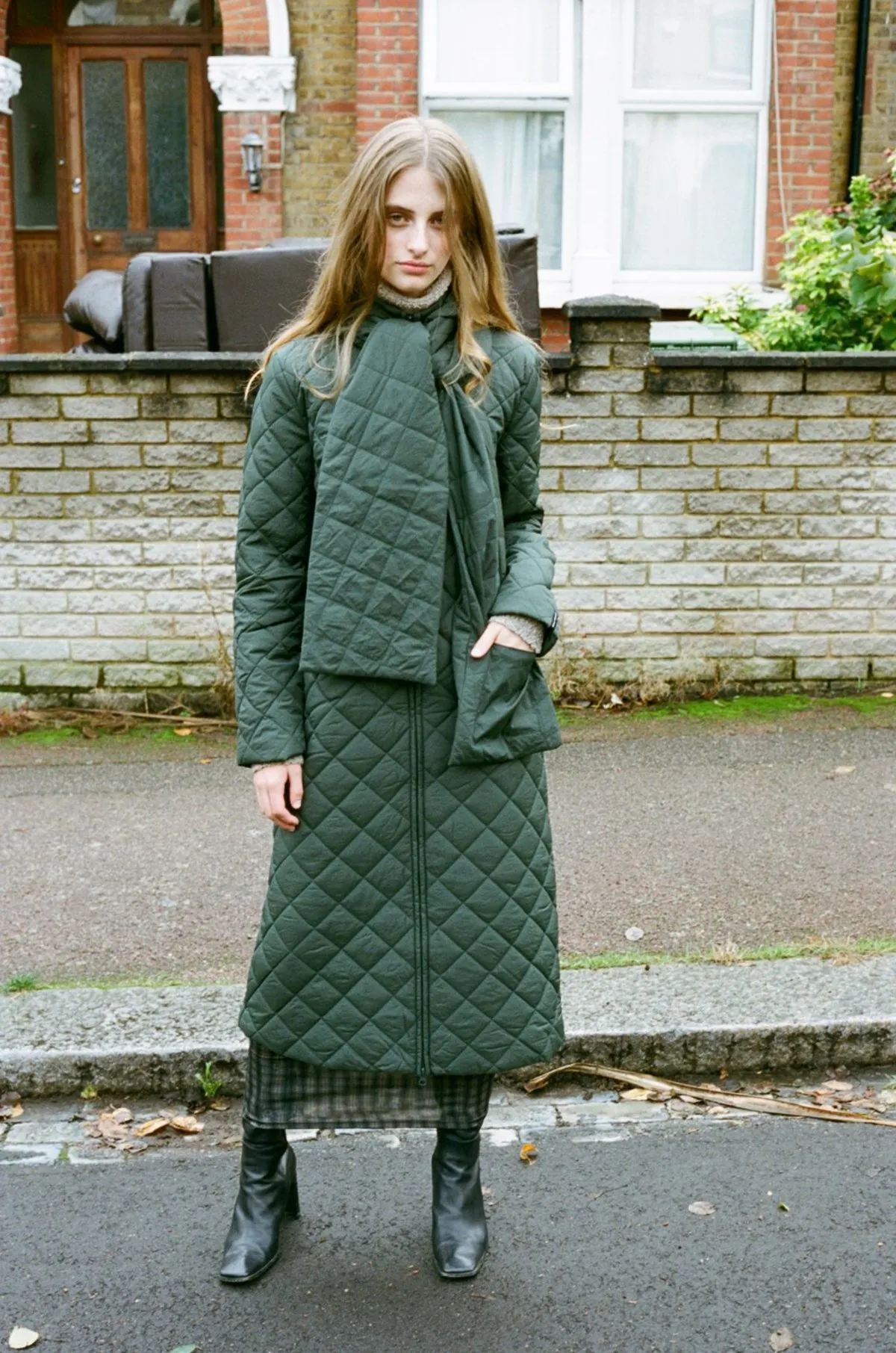 Otter Puffer Coat - Khaki