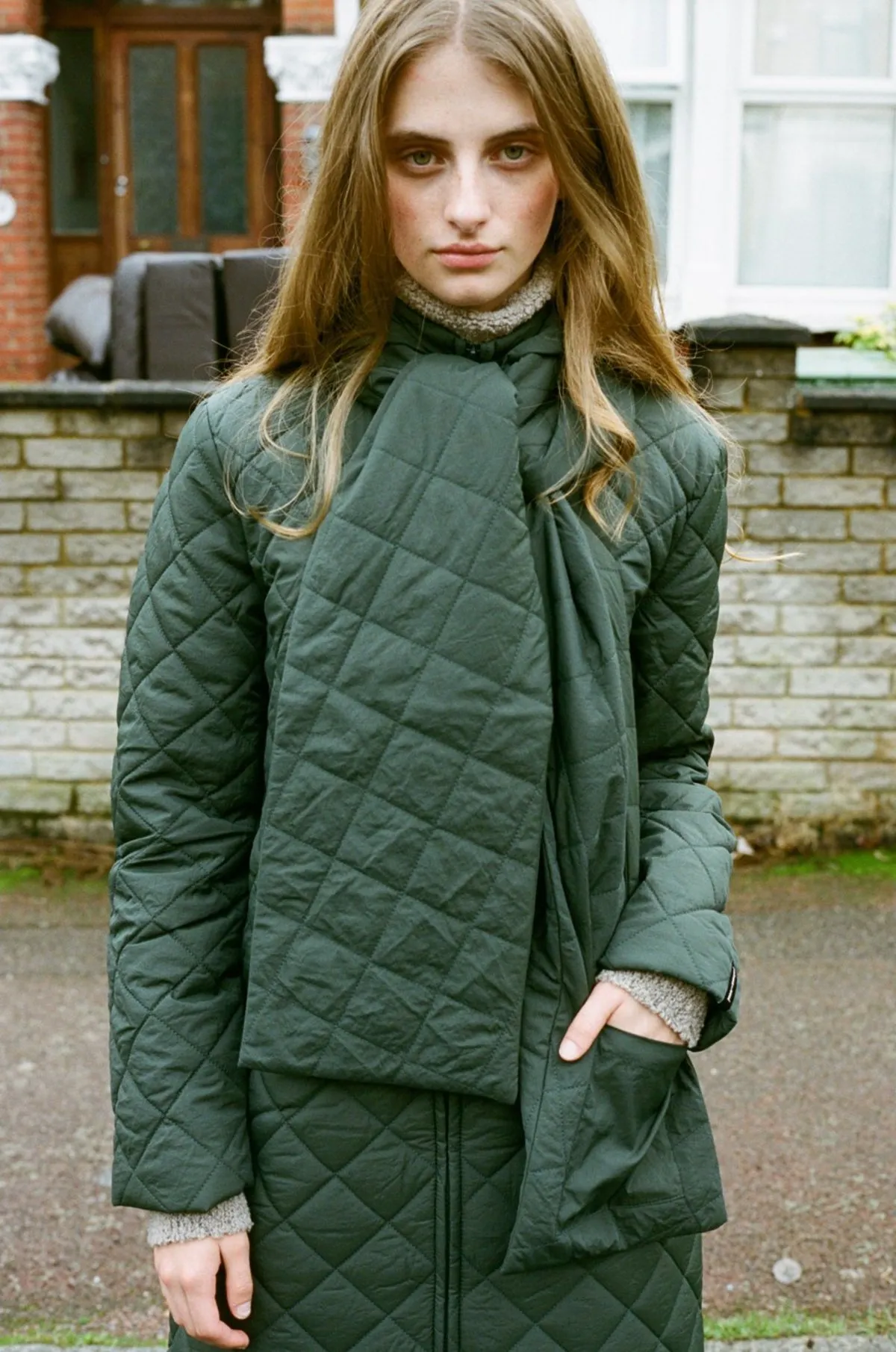 Otter Puffer Coat - Khaki