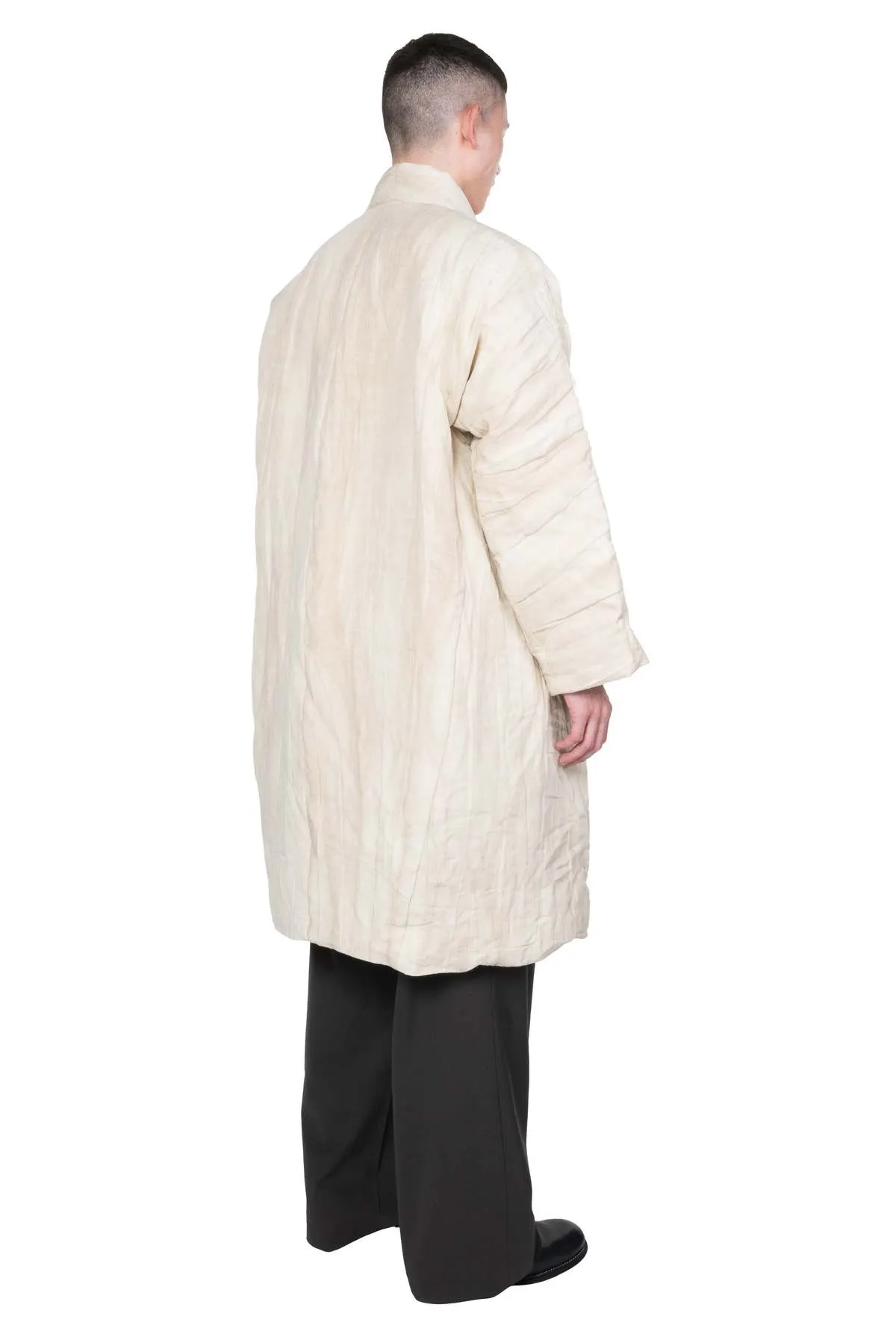 Padded Coat - Ivory White