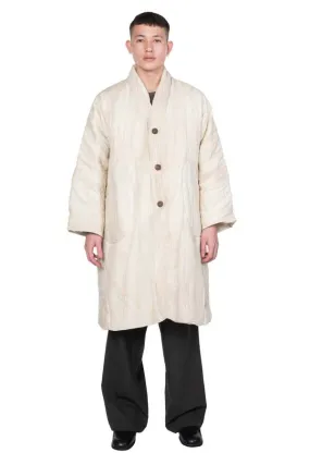 Padded Coat - Ivory White