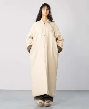 Padded Maxi Coat - Desert