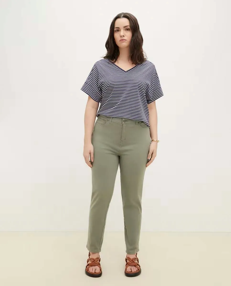 Pant 5 Pockets Ashley Push Up - Green