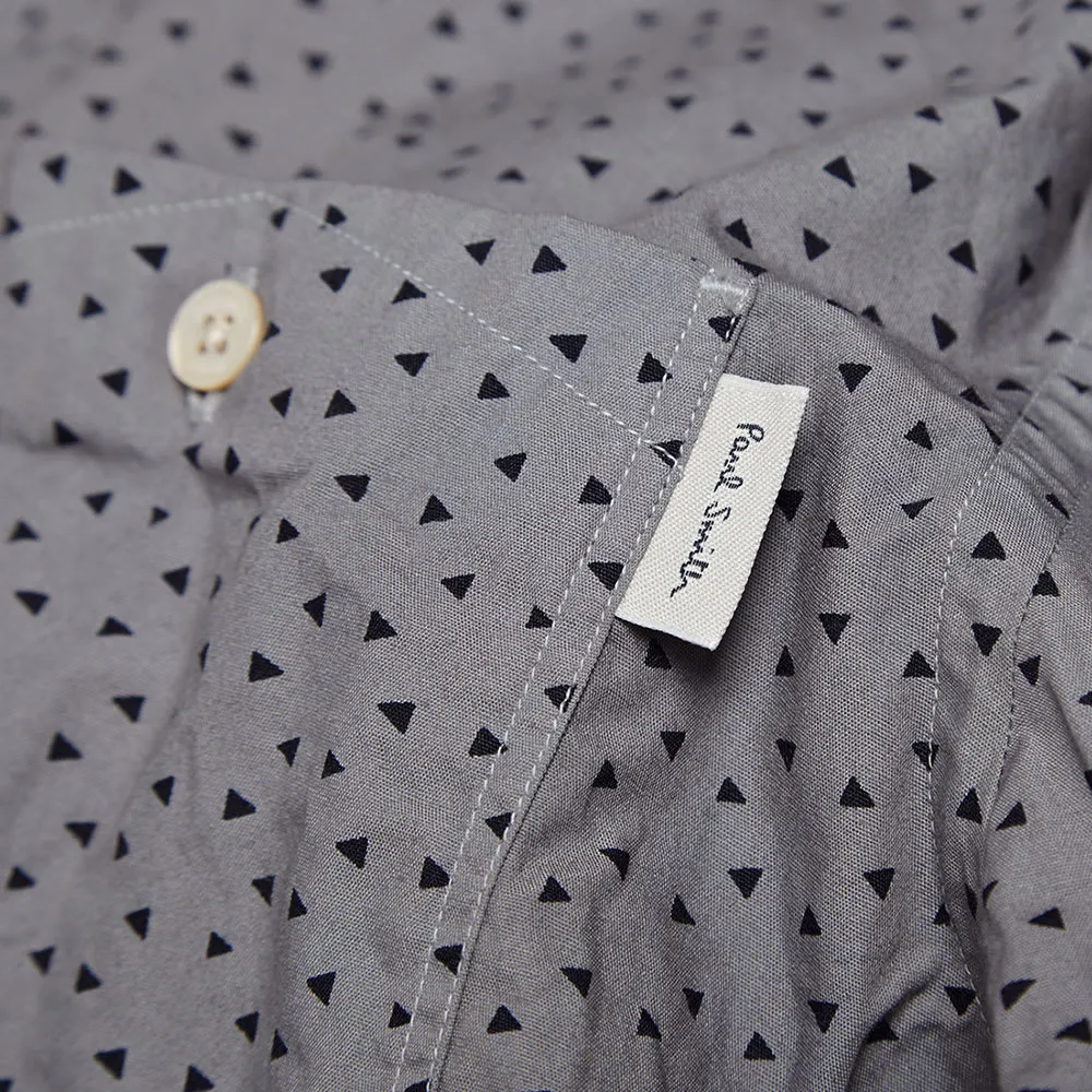 Paul Smith Geoprinted Button Down ShirtGrey