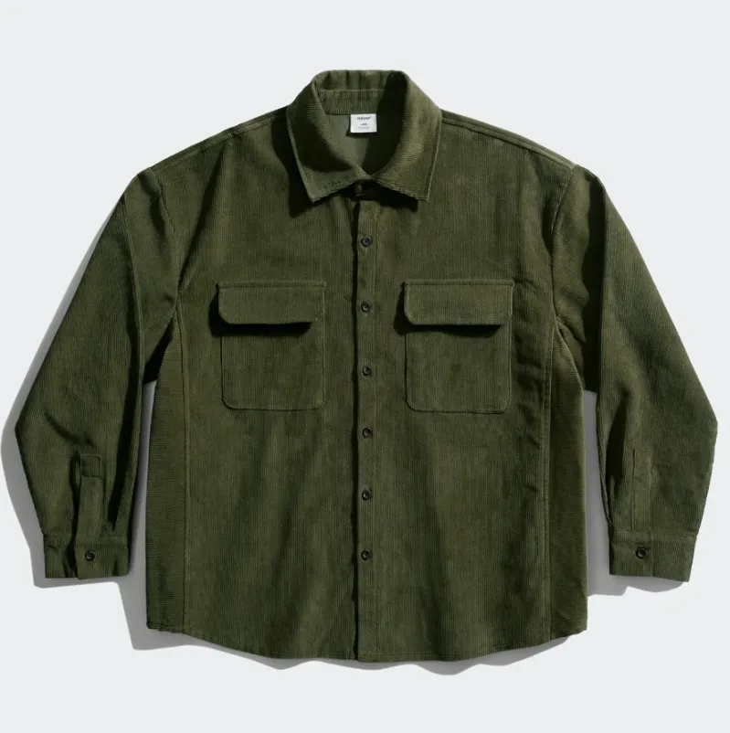 perstep  |[PERSTEP]★ENDEX CORDUROY WORK SHIRT