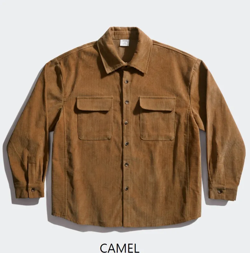 perstep  |[PERSTEP]★ENDEX CORDUROY WORK SHIRT