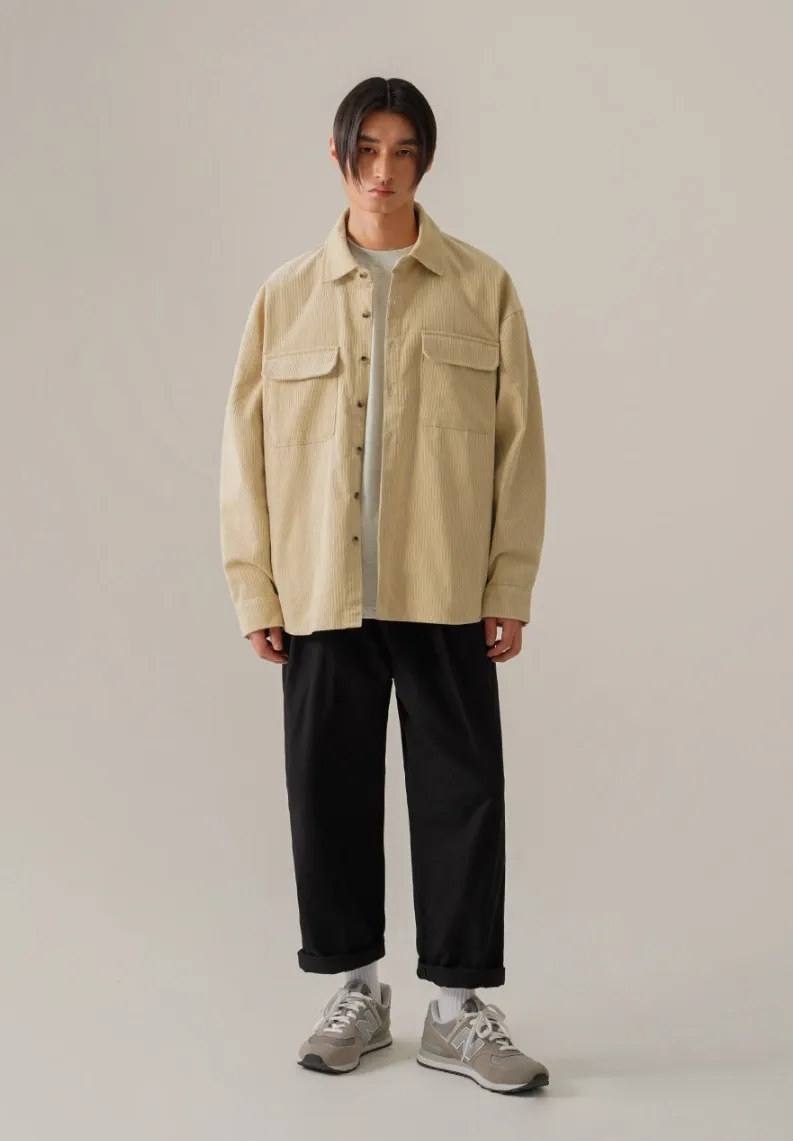 perstep  |[PERSTEP]★ENDEX CORDUROY WORK SHIRT