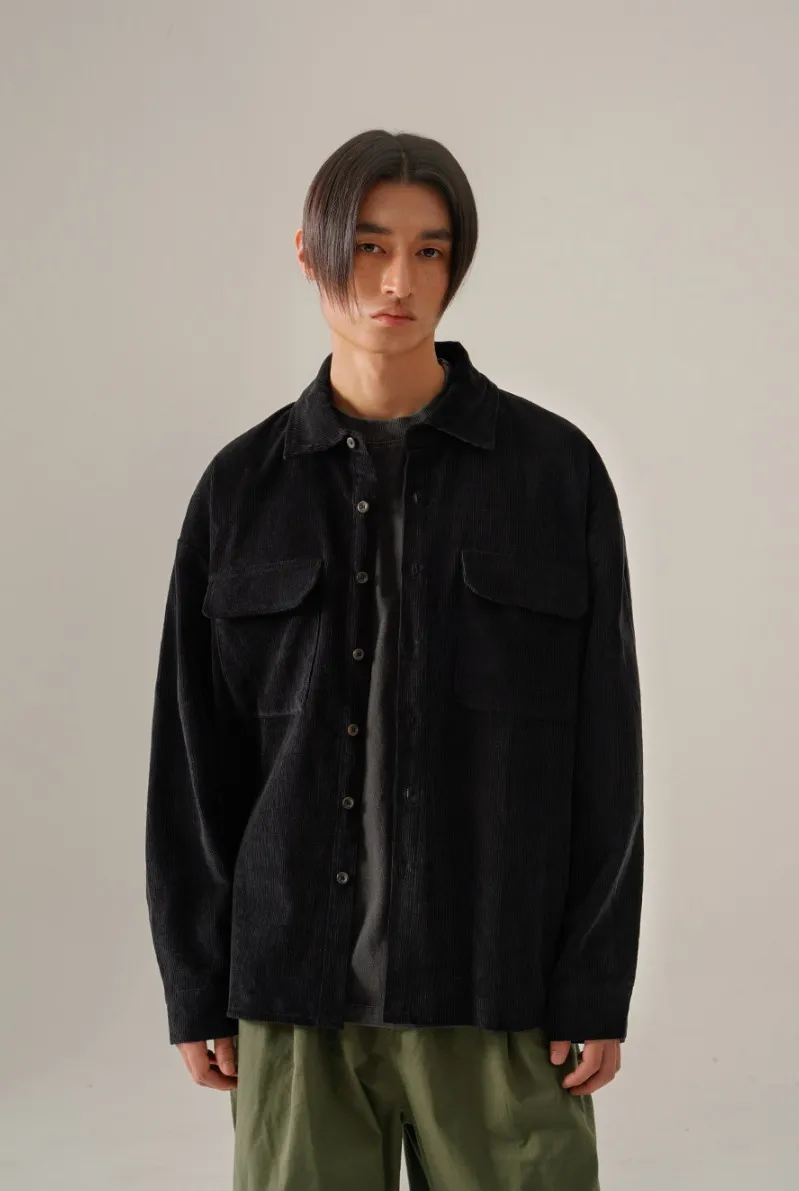 perstep  |[PERSTEP]★ENDEX CORDUROY WORK SHIRT