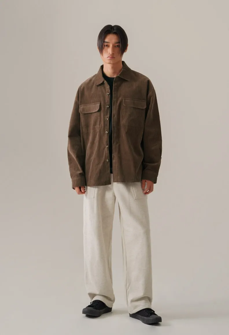 perstep  |[PERSTEP]★ENDEX CORDUROY WORK SHIRT