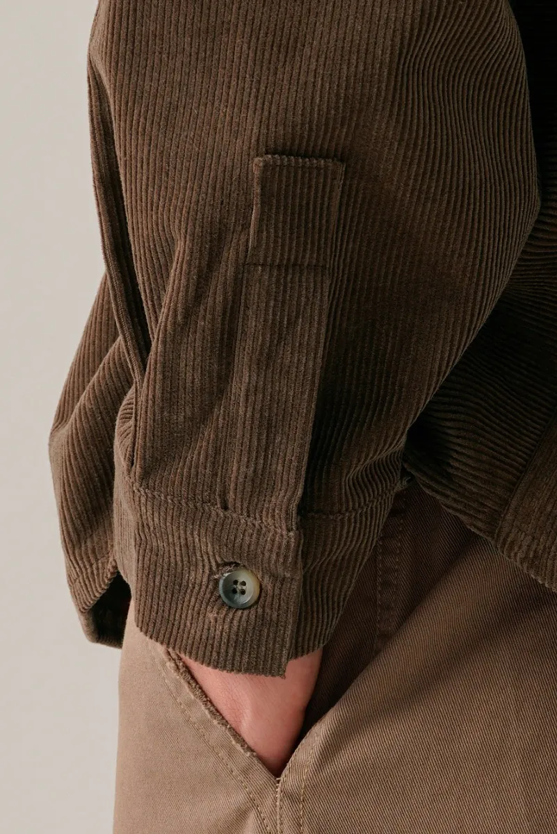 perstep  |[PERSTEP]★ENDEX CORDUROY WORK SHIRT