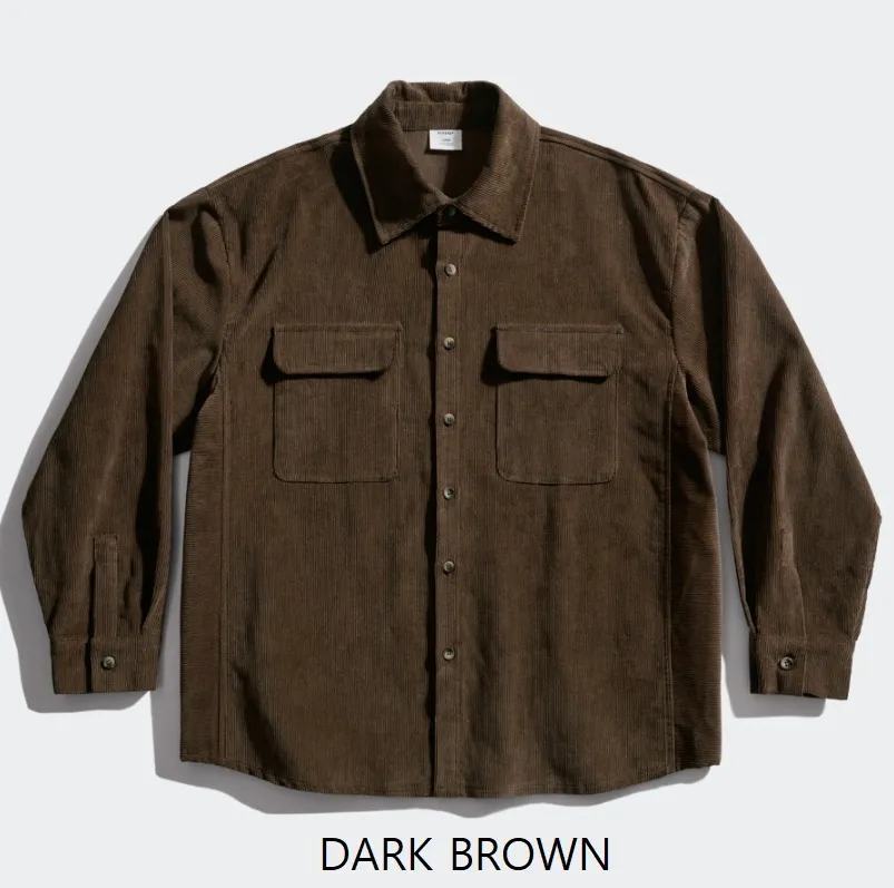 perstep  |[PERSTEP]★ENDEX CORDUROY WORK SHIRT