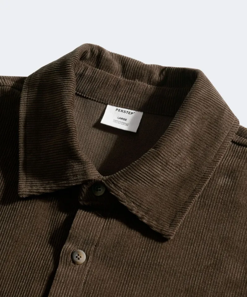 perstep  |[PERSTEP]★ENDEX CORDUROY WORK SHIRT