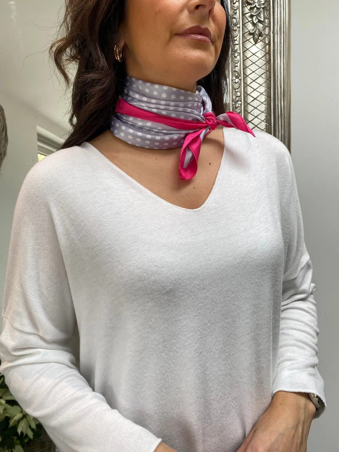 Polka Dot Neck Scarf