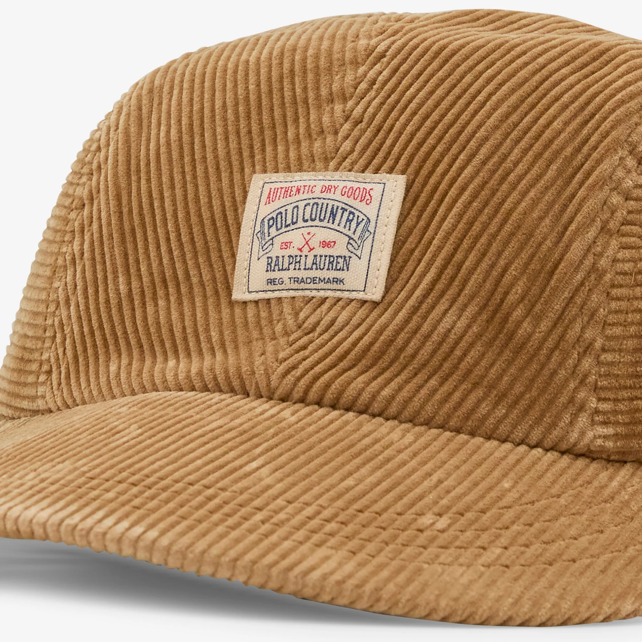 Polo Country Corduroy Long-Bill Cap Golden Brown