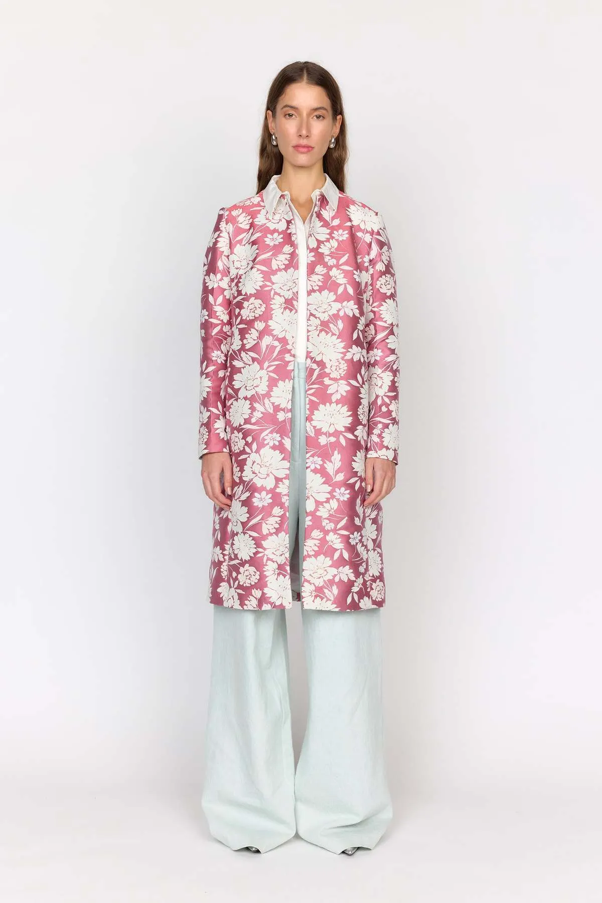 Porter Coat - Rose Damask