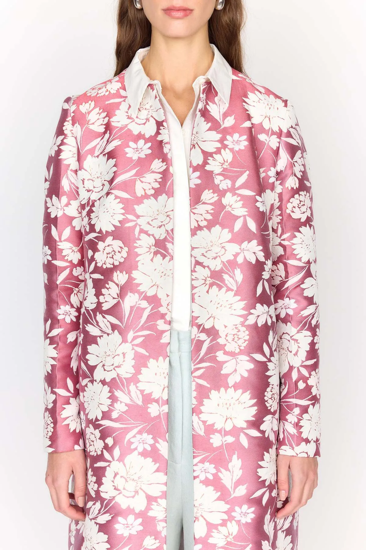 Porter Coat - Rose Damask