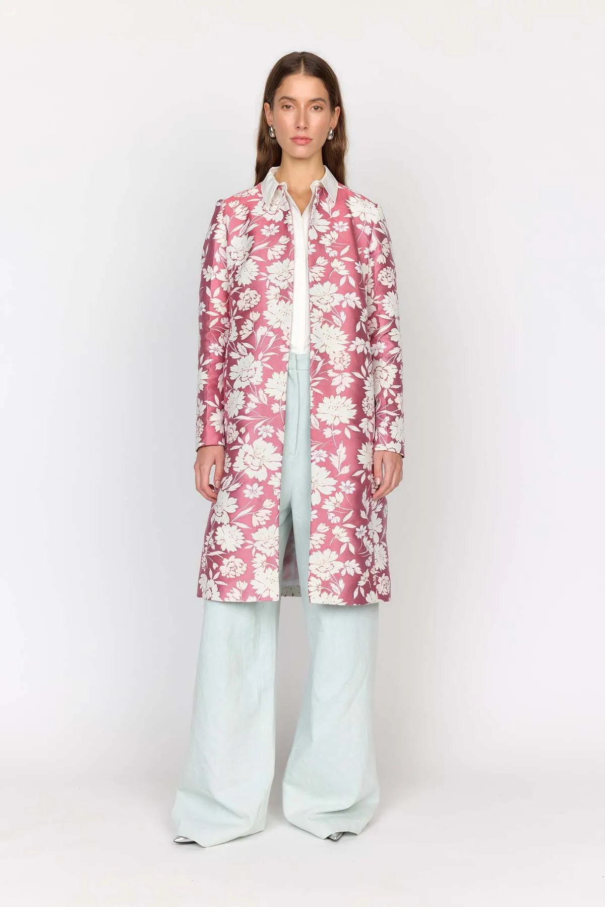 Porter Coat - Rose Damask