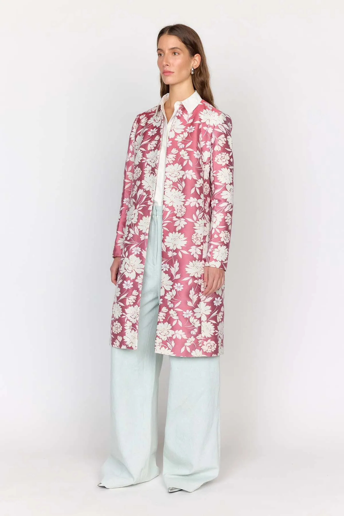 Porter Coat - Rose Damask