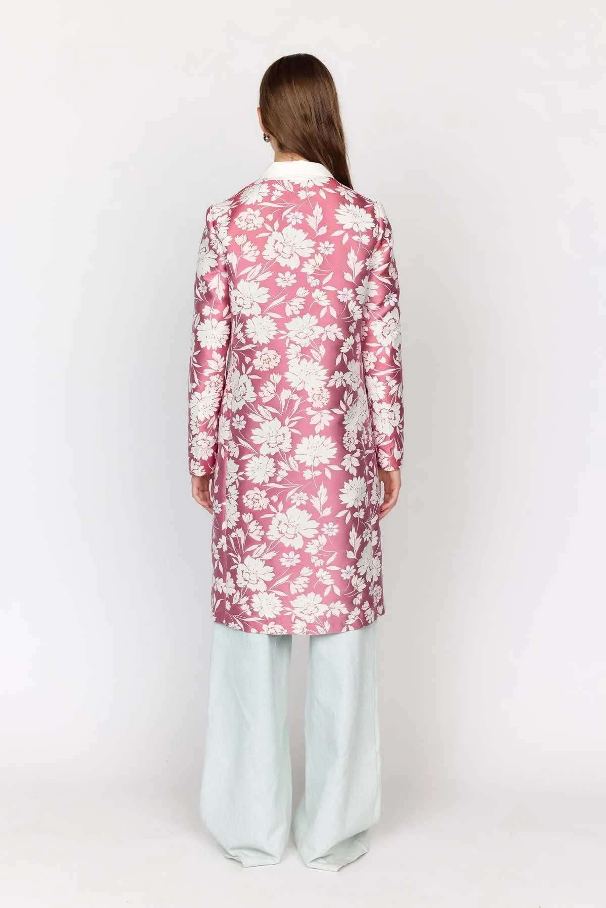 Porter Coat - Rose Damask