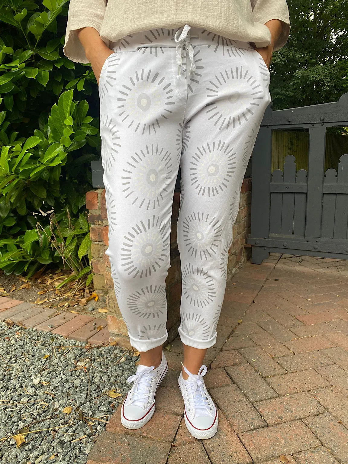 Printed Magic Cargo Trousers