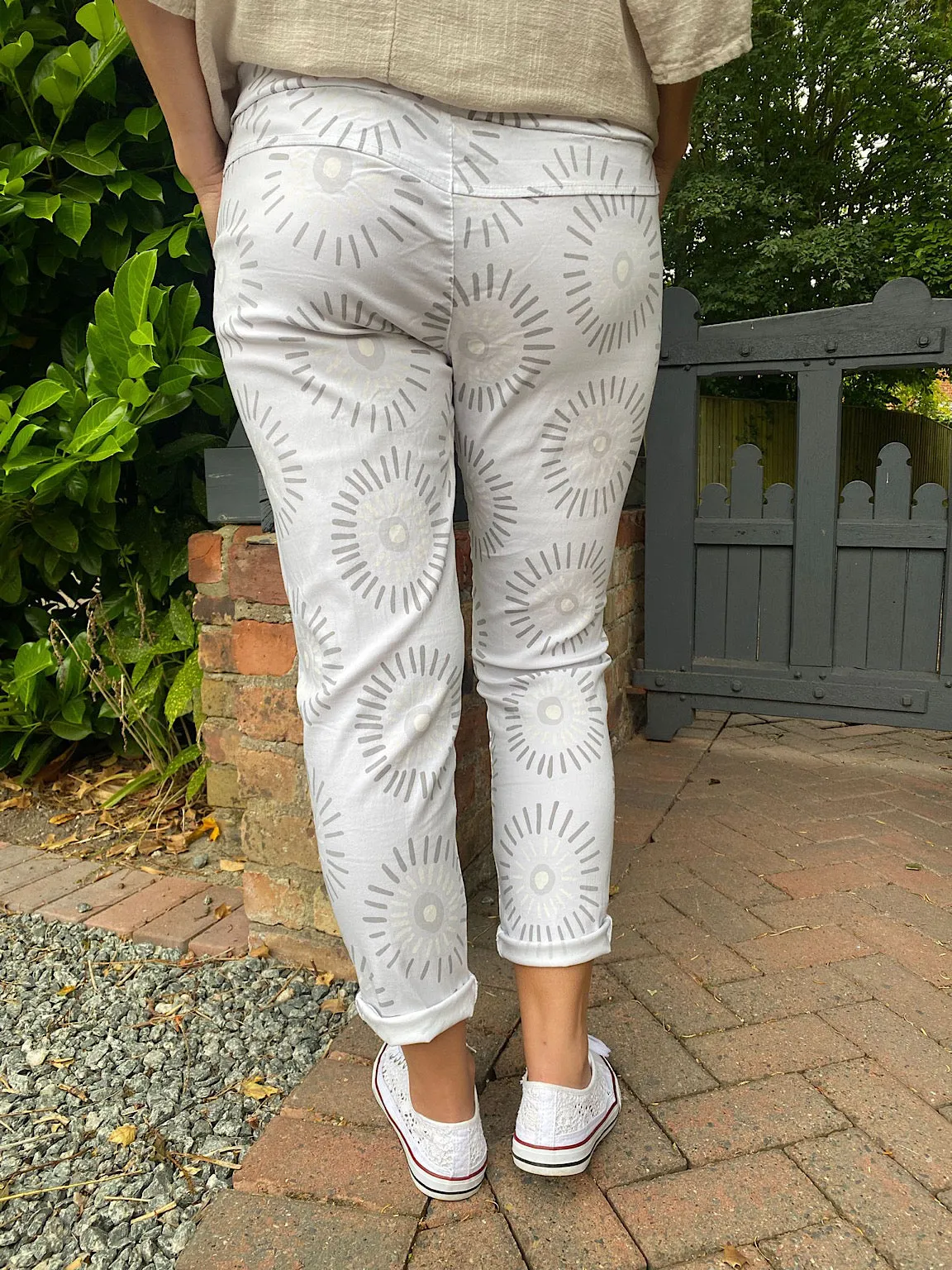 Printed Magic Cargo Trousers