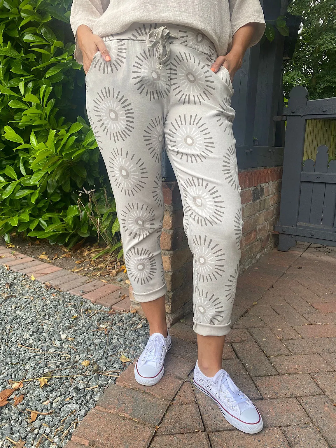 Printed Magic Cargo Trousers