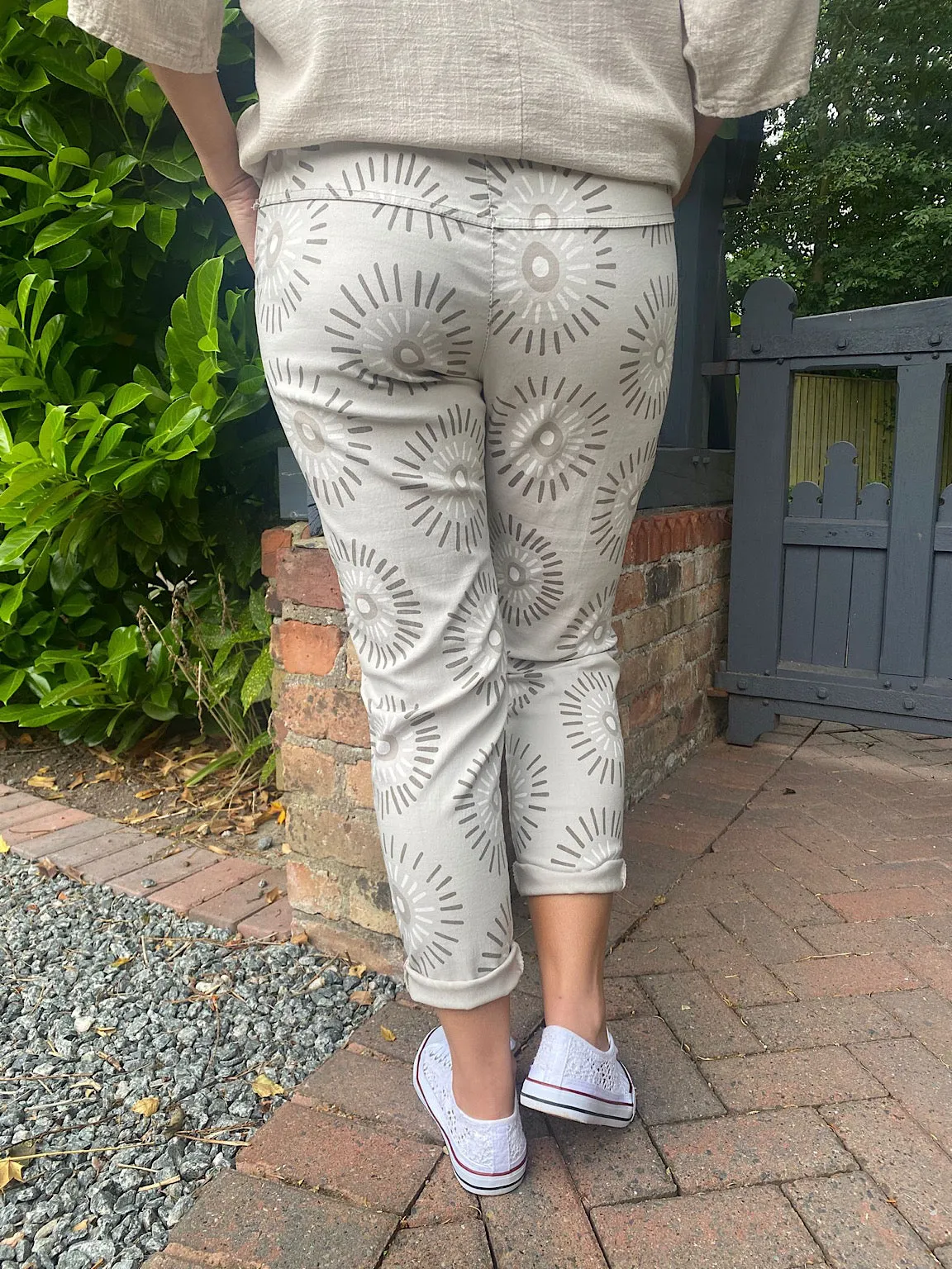 Printed Magic Cargo Trousers