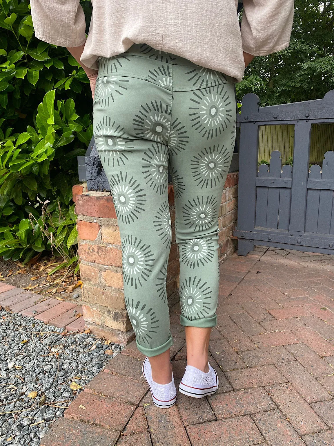 Printed Magic Cargo Trousers