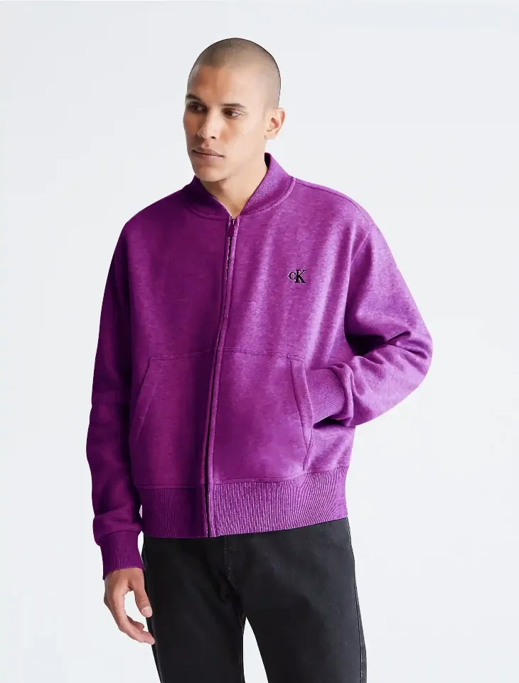 Purple Fleece Jacket - William Jacket