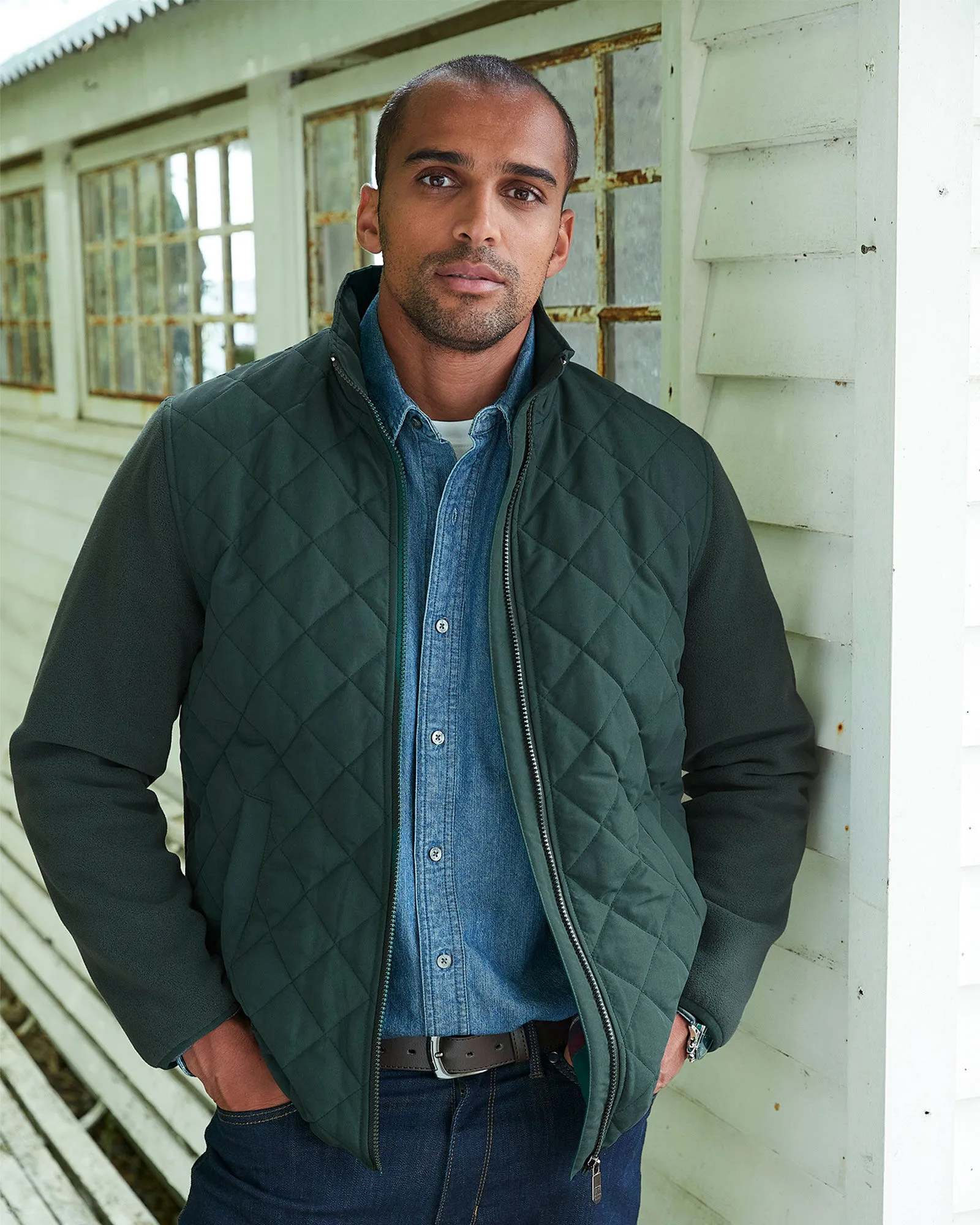 Quilted Fleece Jacket