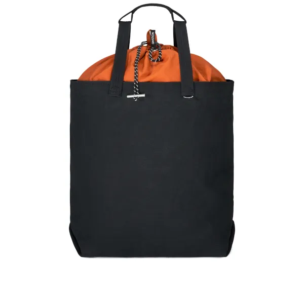 Qwstion Bananatex Tote Bag Large (all black robin)