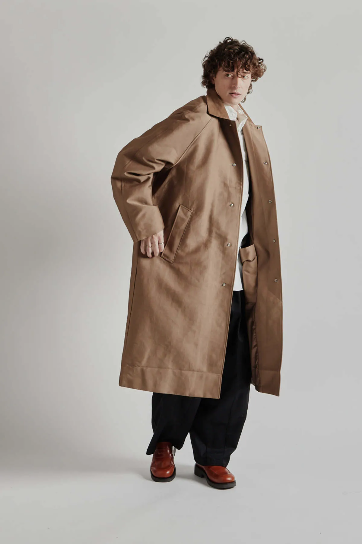 Raglan Coat - Sand