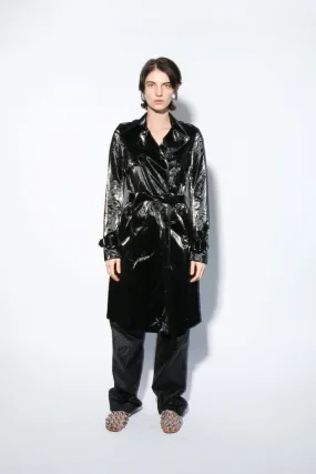 Rainwear Trench Coat - Black