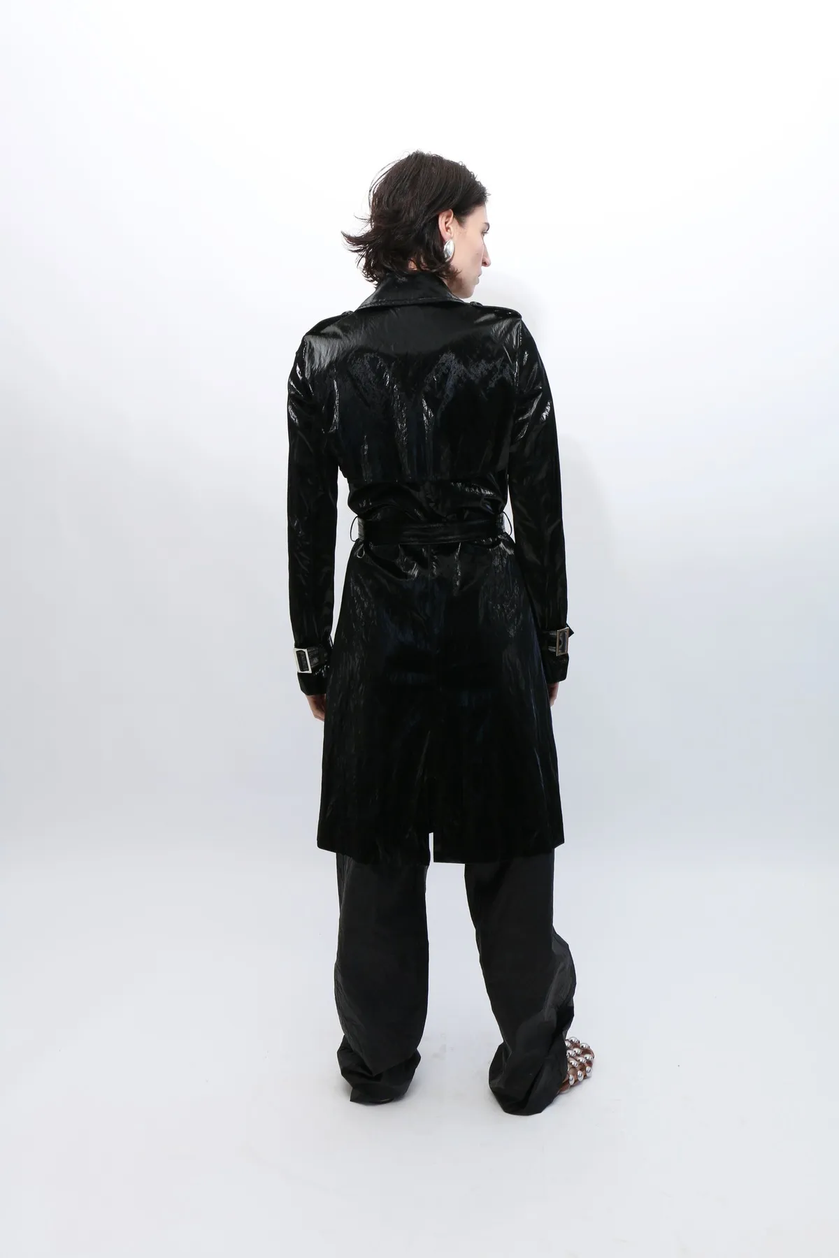 Rainwear Trench Coat - Black