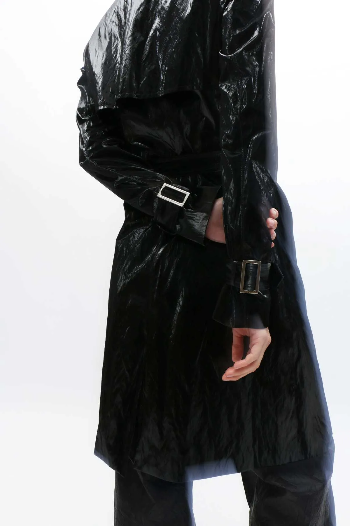 Rainwear Trench Coat - Black