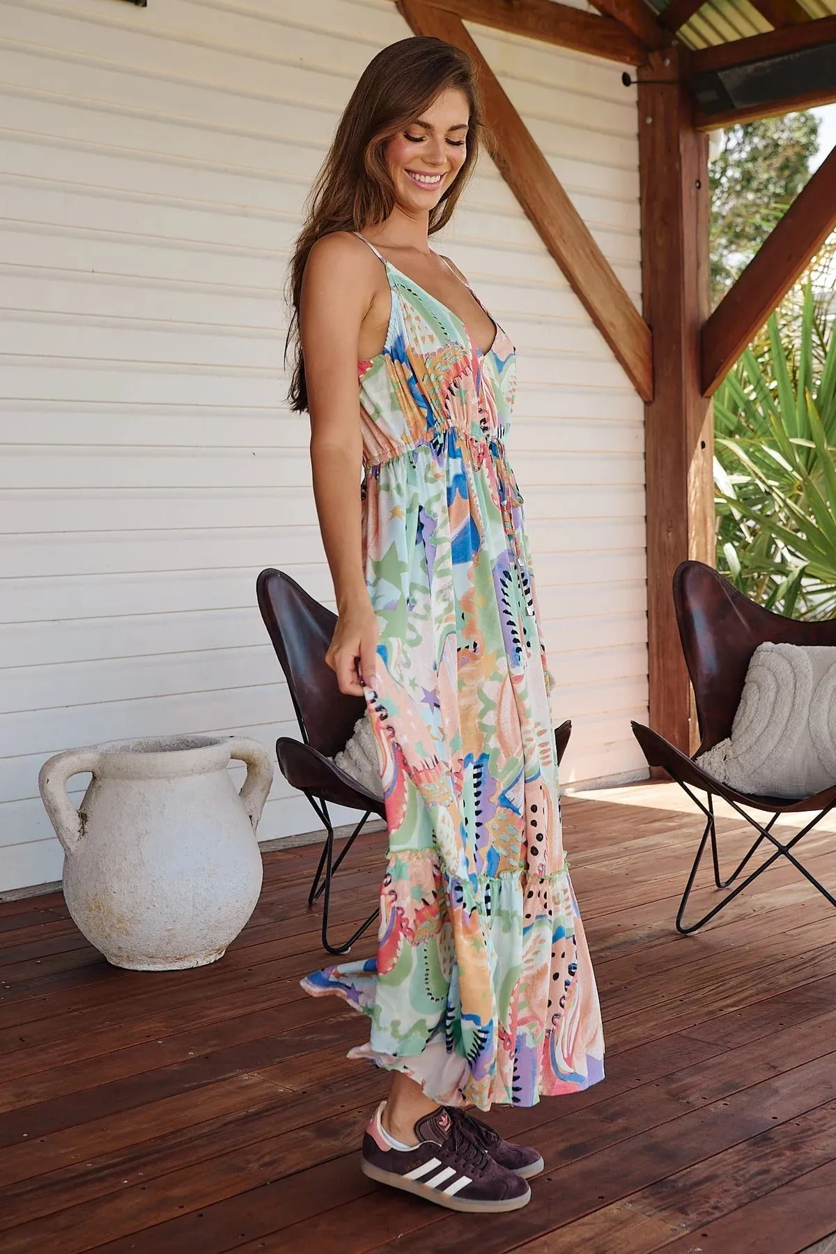 Reef Maxi Dress - Electric Feels Collection